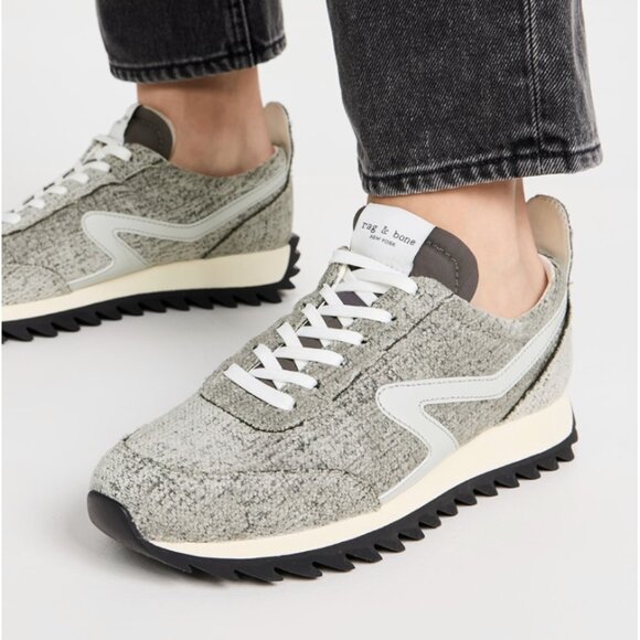 rag & bone Retro Runner Chenille Sneakers Size 37